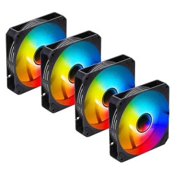 YH-120I4 Black 4-in-1 120mm ARGB Case Fan Kit SAMA (Boxed/Kit) — Buy in Cyprus with Fast Delivery