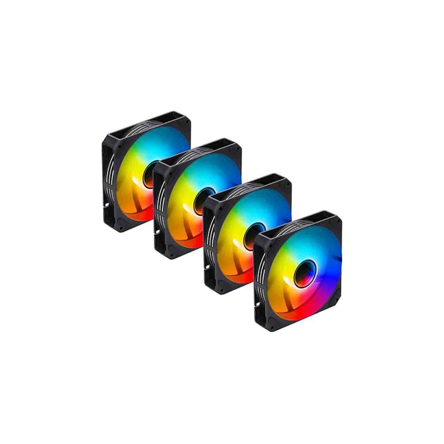 YH-120I4 Black 4-in-1 120mm ARGB Case Fan Kit SAMA (Boxed/Kit) — Buy in Cyprus with Fast Delivery