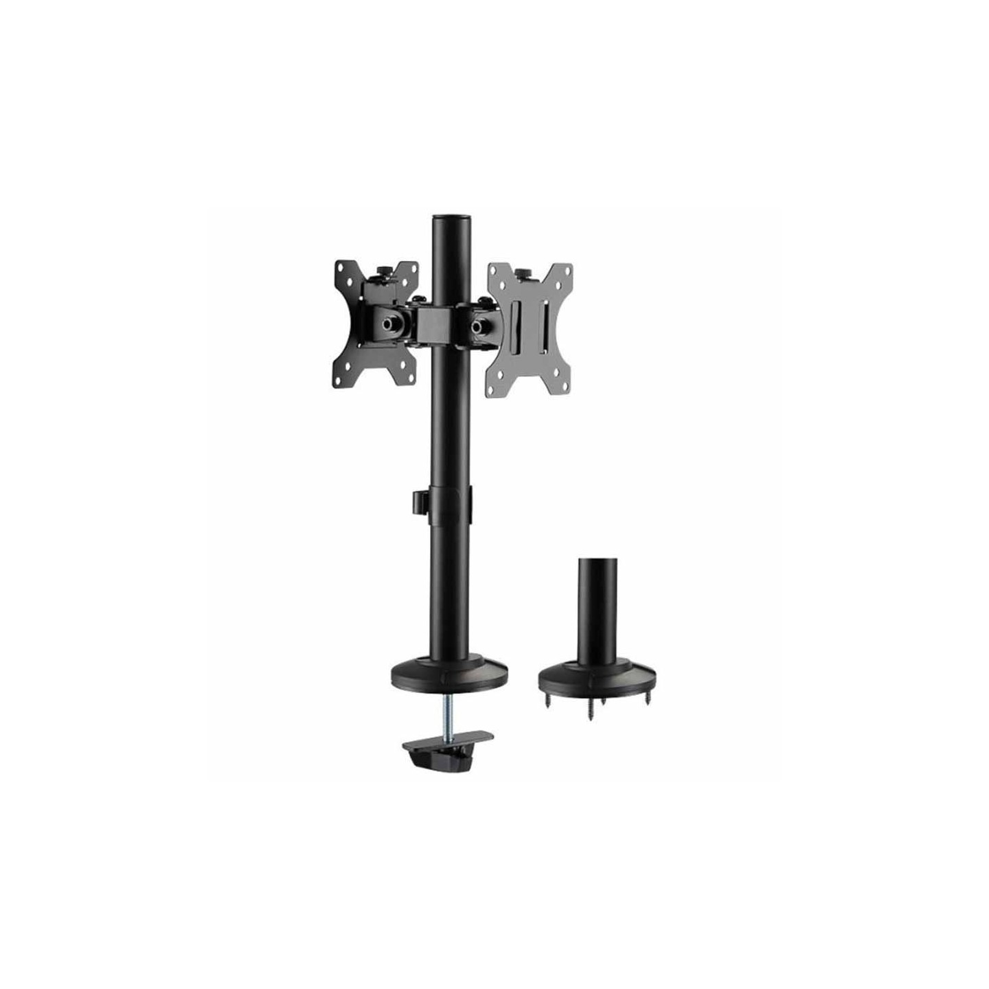 LogiLink BP0109 Dual Monitor Desk Mount 17-32" Steel Curved Screens (Boxed) — Buy in Cyprus with Fast Delivery