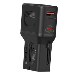 TRIPLUG-PD35 35W POWER DELIVERY MULTI-PORT TRAVEL ADAPTER PROMATE — Buy in Cyprus with Fast Delivery