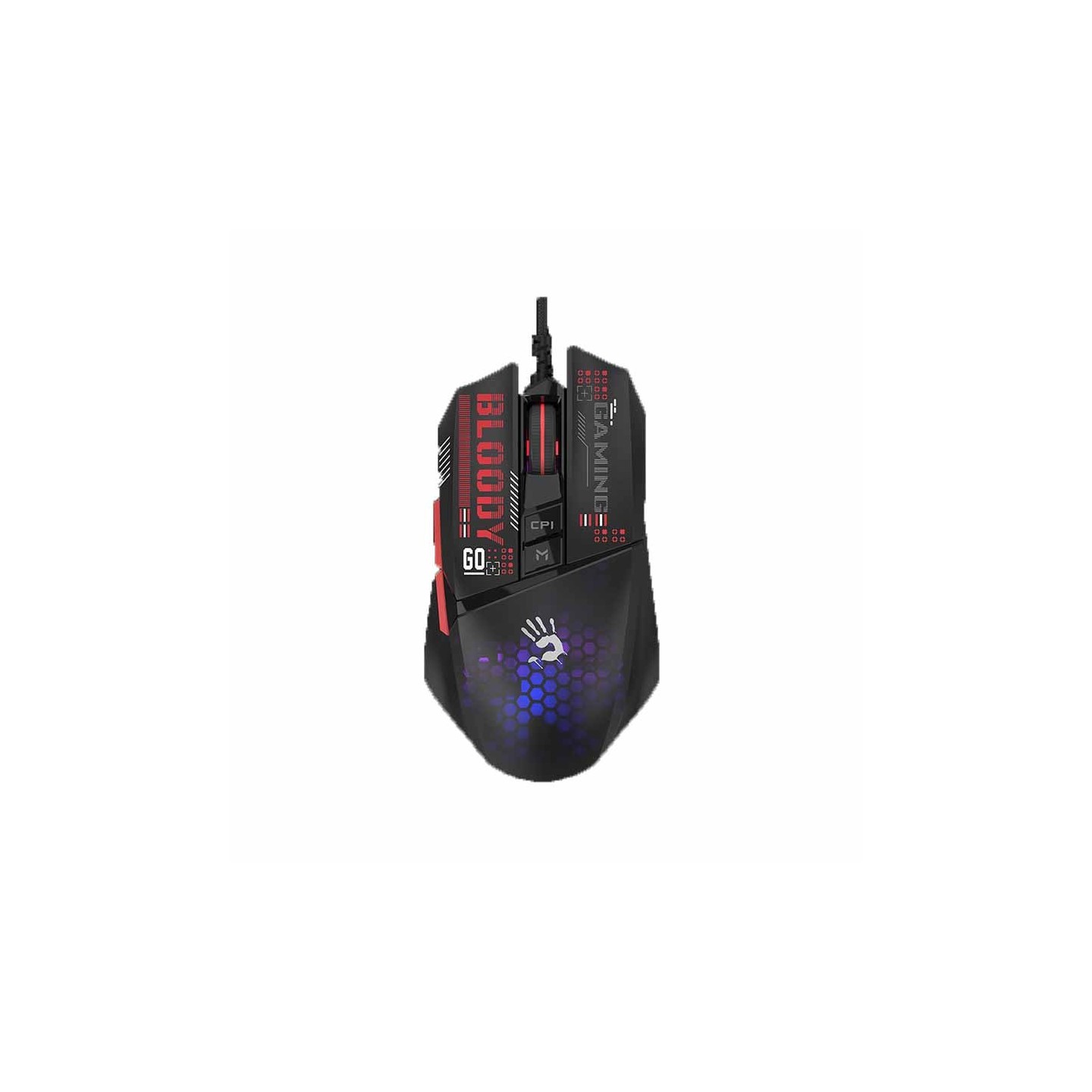 Bloody W60 Max Mini RGB Lightweight Gaming Mouse - 12K DPI Honeycomb — Armenius Store Cyprus