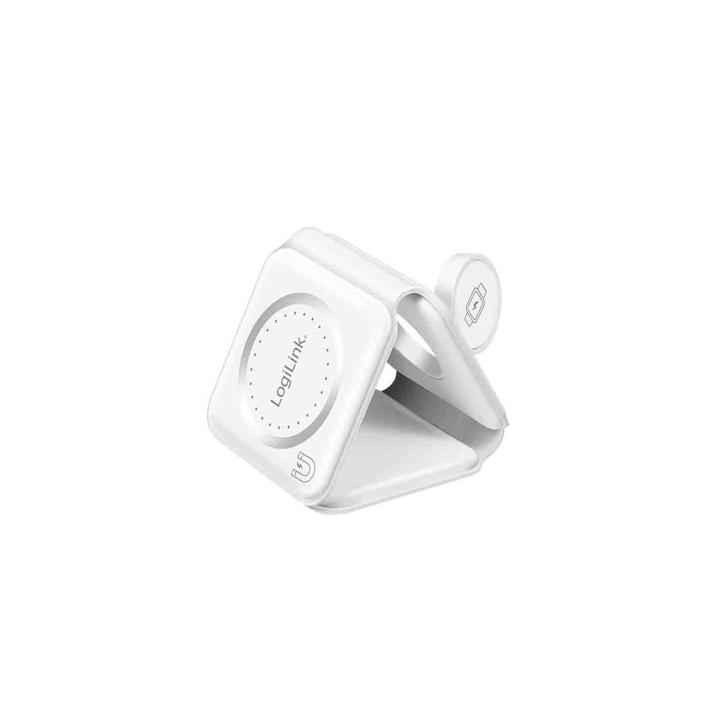 PA0344 FOLDABLE CHARGING STATION,15W IP65, for iPHONE APPLE WATCH AIRPODS WHITE LOGILINK — Buy in Cyprus with Fast Delivery
