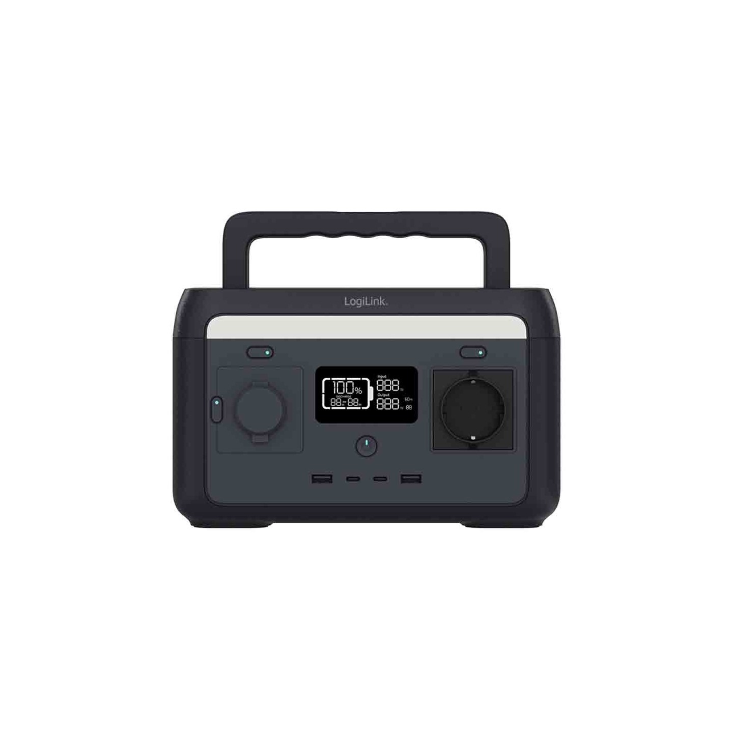 PPS0300 PORTABLE POWERSTATION 300W LIFEPO4 BATTERIE, BLACK, LOGILINK — Buy in Cyprus with Fast Delivery