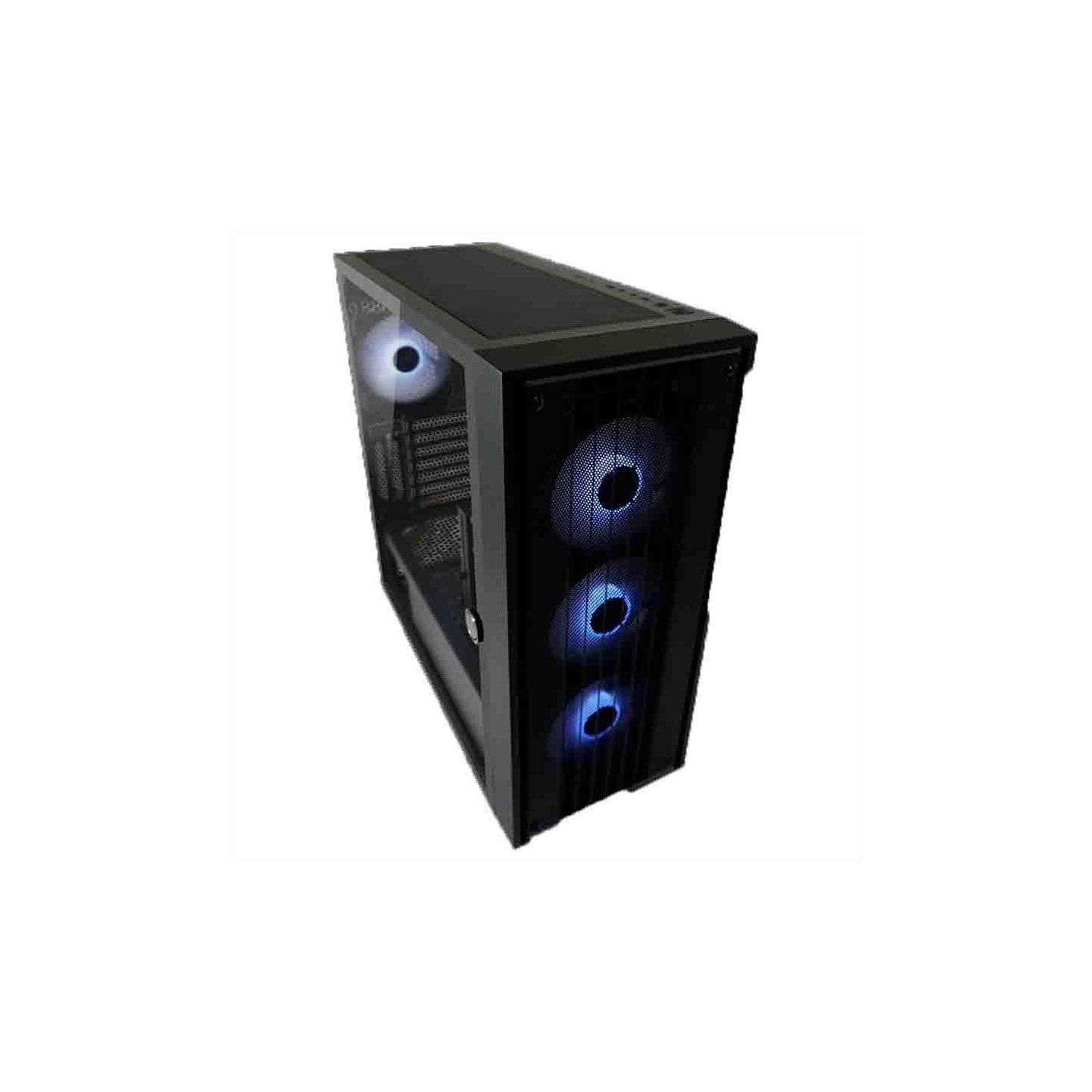 LC-Power Gaming 810B Dark Crawler X ATX Case - E-ATX/mATX Black Tempered Glass 4xARGB Fans - LC-810B-ON (Boxed)