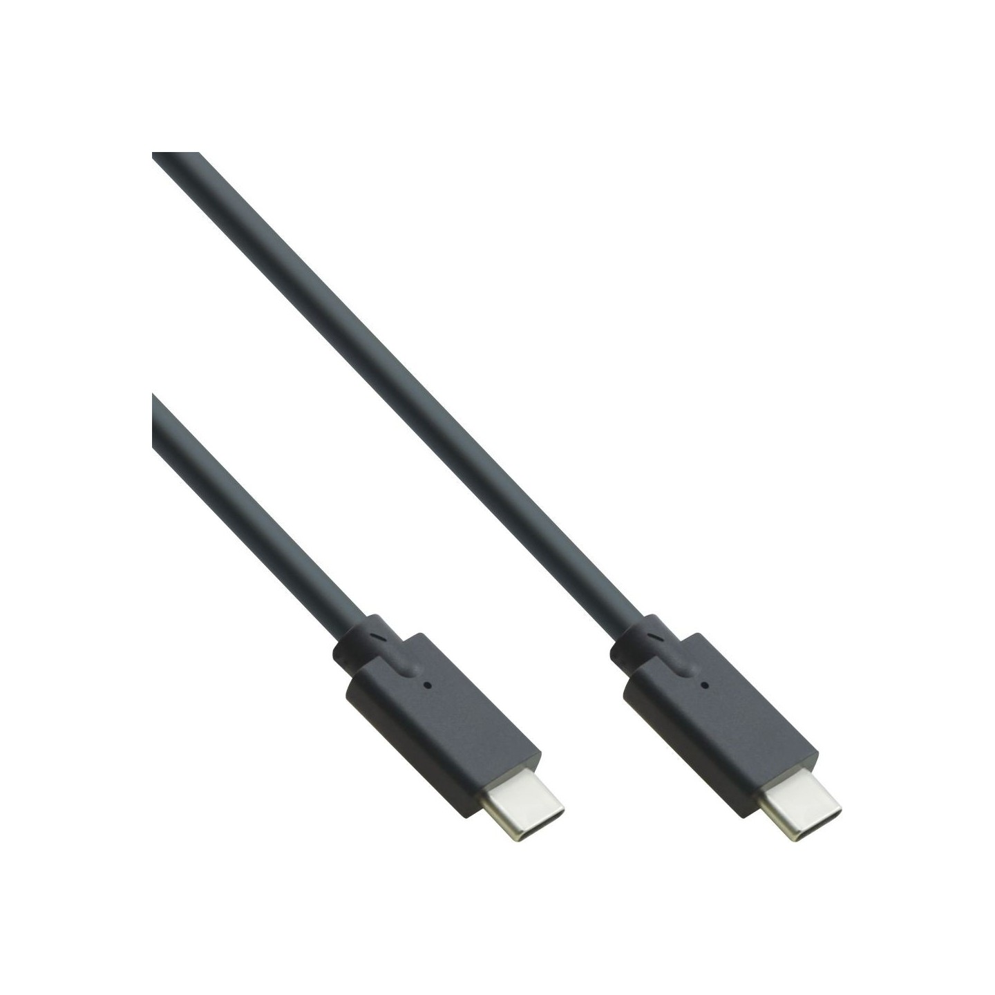 InLine 35702A 2m USB-C to USB-C 3.2 Gen2x2 20Gbps 100W Cable Black — Armenius Store Cyprus