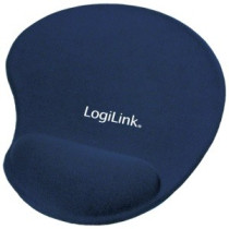 LogiLink ID0027B Mouse Pad with Gel Wrist Rest – Blue 3mm Thick | Armenius Store