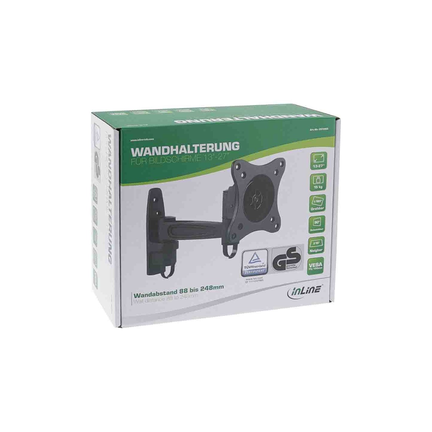 InLine 35902A 2m USB4 Cable USB-C M/M 40Gbps 8K 240W Black — Armenius Store Cyprus