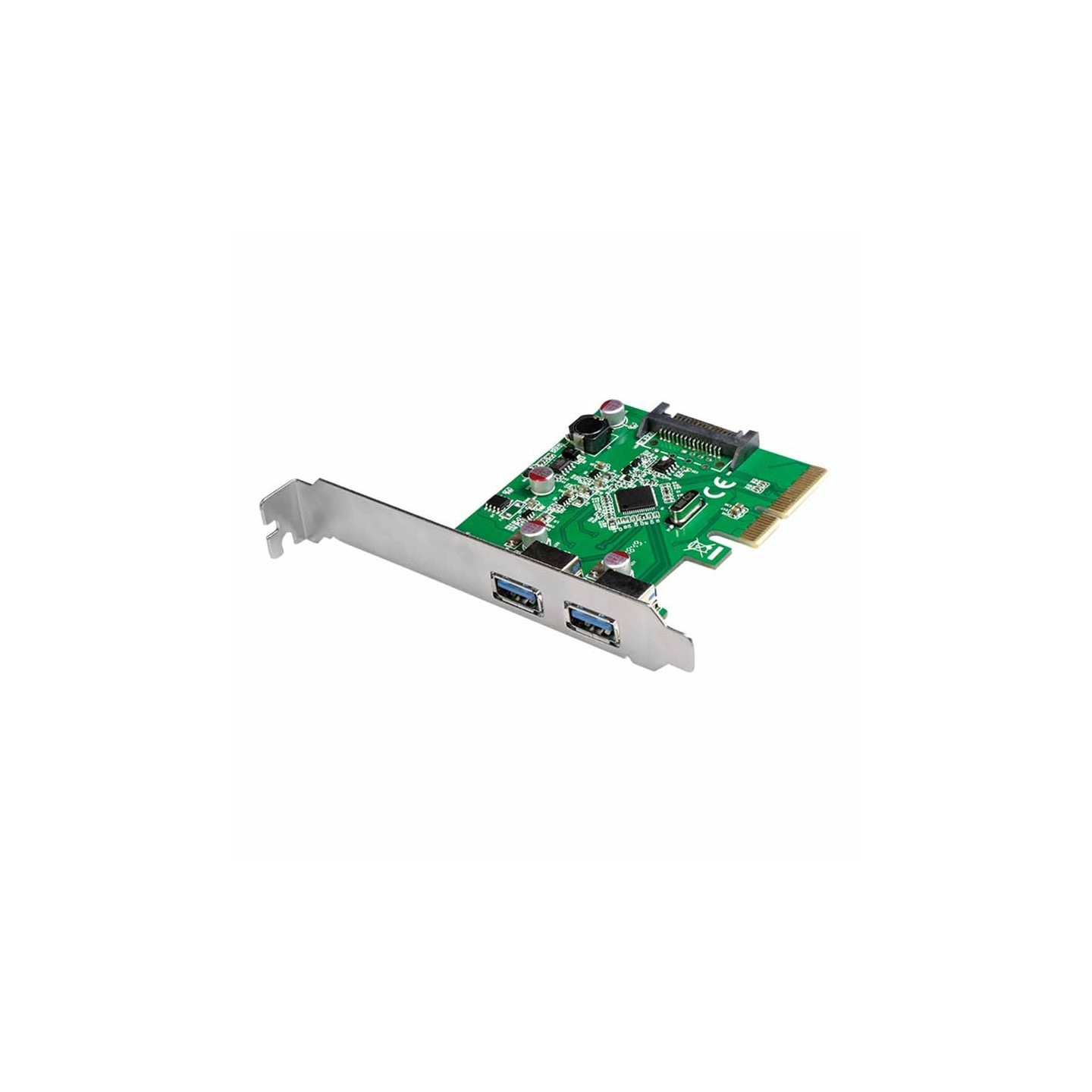 LogiLink PC0080 PCI-E Card 2x USB 3.1 Gen2 10Gbps Type-A — Armenius Store Cyprus