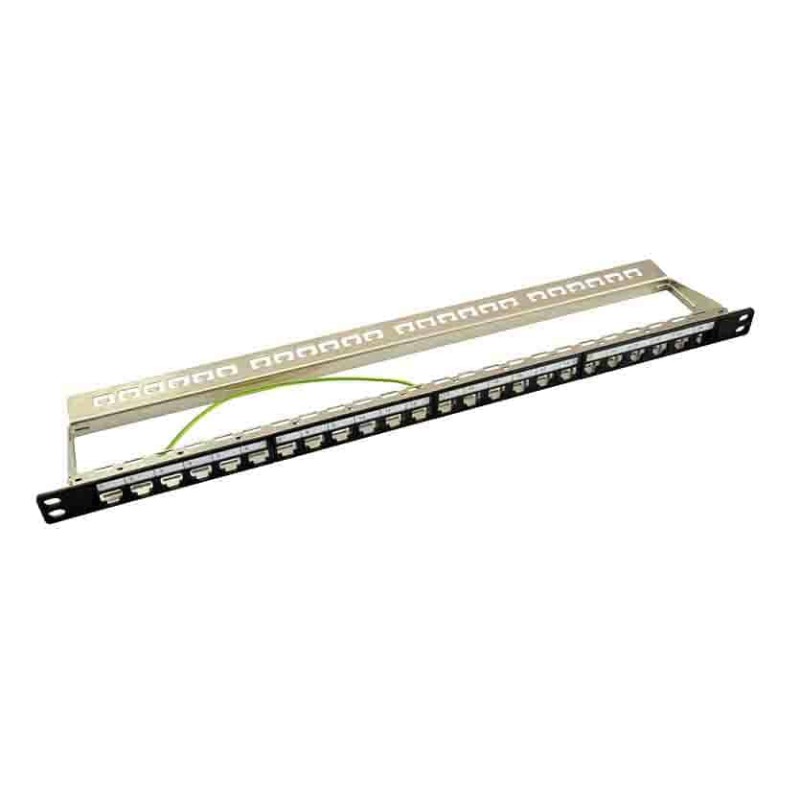 Buy NK4040 19' PATCH PANEL for 24 KEYSTONE JACKS, 0.5U, UNLOADED, BLACK LOGILINK in Cyprus, Nicosia, Limassol, Larnaka, Pafos