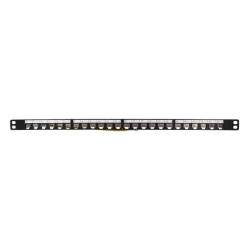 Buy NK4040 19' PATCH PANEL for 24 KEYSTONE JACKS, 0.5U, UNLOADED, BLACK LOGILINK in Cyprus, Nicosia, Limassol, Larnaka, Pafos
