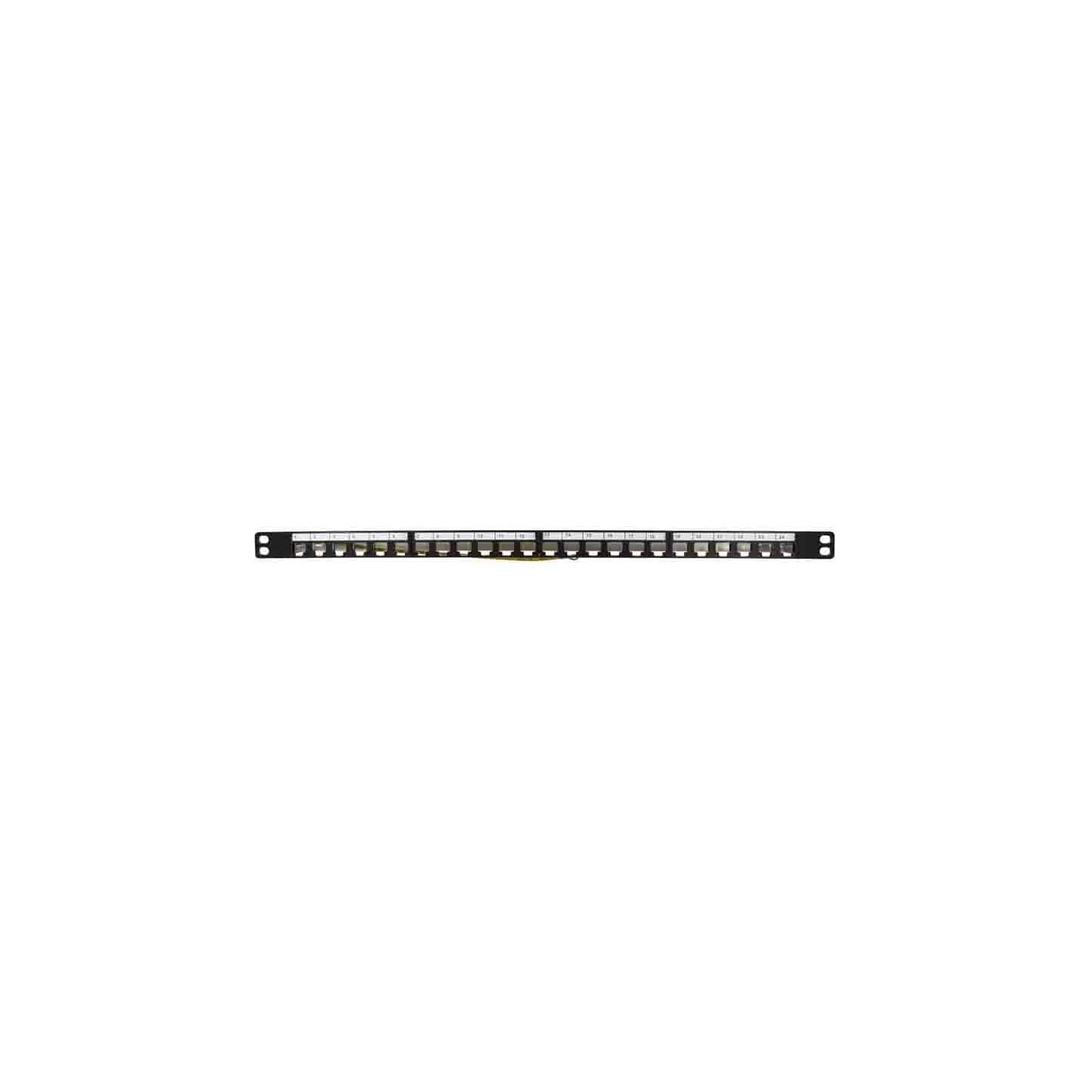 Buy NK4040 19' PATCH PANEL for 24 KEYSTONE JACKS, 0.5U, UNLOADED, BLACK LOGILINK in Cyprus, Nicosia, Limassol, Larnaka, Pafos