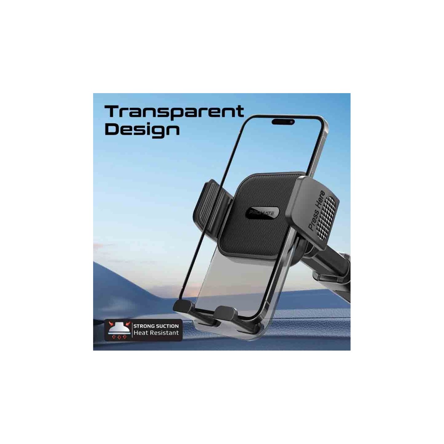 TRANSHOLD-EXT SECURE SMARTPHONE HOLDER KIT W MULTIBLE MOUNTING OPTIONS PROMATE — Buy in Cyprus with Fast Delivery