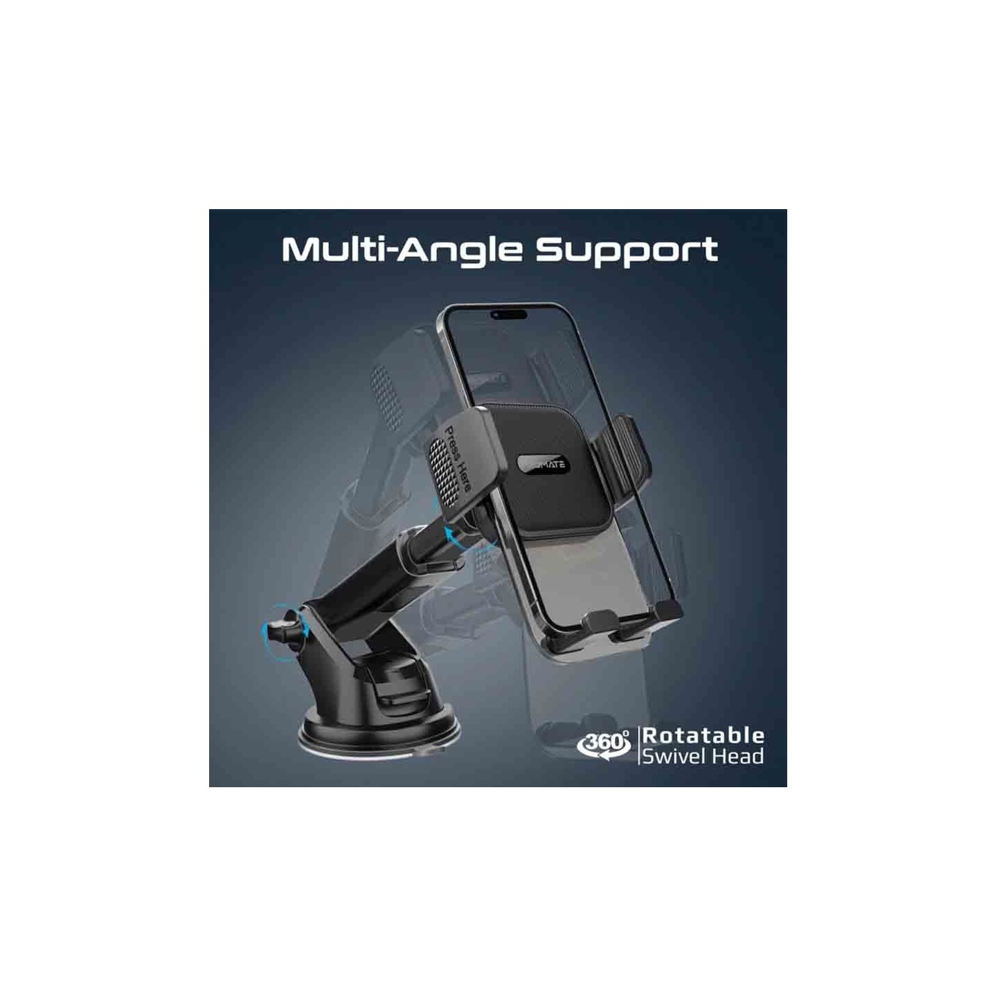 TRANSHOLD-EXT SECURE SMARTPHONE HOLDER KIT W MULTIBLE MOUNTING OPTIONS PROMATE — Buy in Cyprus with Fast Delivery