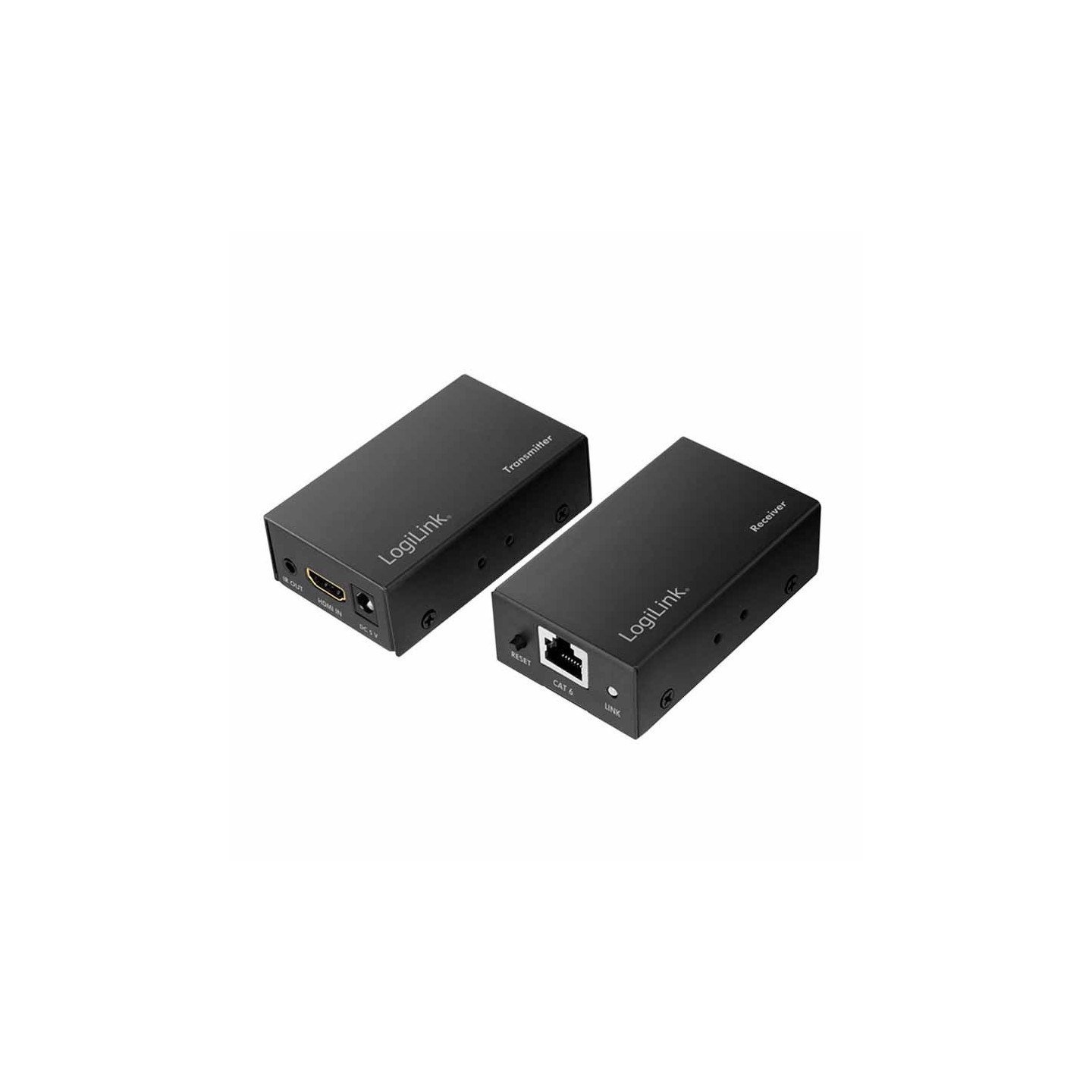 HD0023 HDMI EXTENDER SET VIA LAN, 60m, 1080P 60HZ, POC, IR, LOGILINK — Buy in Cyprus with Fast Delivery