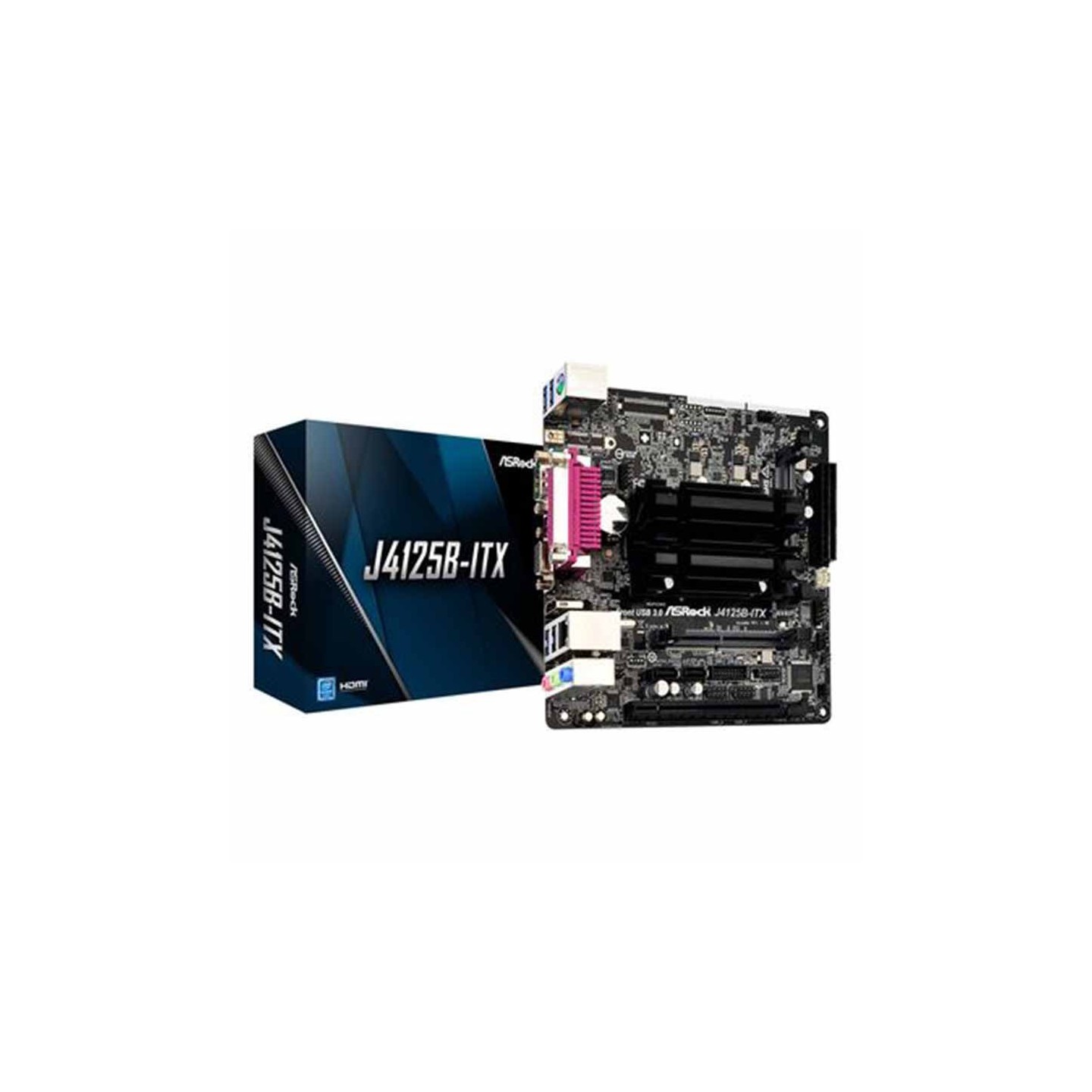 ASRock J4125B-ITX Intel Celeron J4125 Mini-ITX Motherboard (Boxed) — Buy in Cyprus with Fast Delivery
