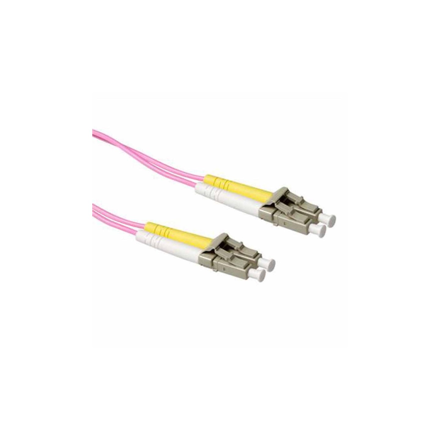 RL9701 1m FIBER PATCH CABLE LC LC CONNECTORS MULTIMODE OM4 50 125 DUPLEX LSZH ACT — Buy in Cyprus with Fast Delivery