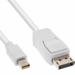 Buy 17132 2m Mini DP to DP CABLE WHITE INLINE in Cyprus, Nicosia, Limassol, Larnaka, Pafos