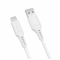 Promate PowerLink-AC200.WHITE 2m USB-A to USB-C Cable - Fast Charge & Data Sync — Armenius Store Cyprus