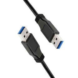Buy CU0039 2m USB 3.0 CABLE, USB-A M TO USB-A M, BLACK, LOGILINK in Cyprus, Nicosia, Limassol, Larnaka, Pafos