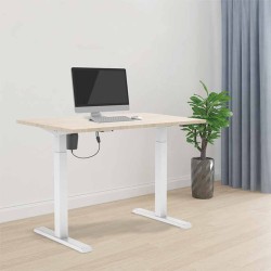EO0029W DESK SIT-STAND FRAME ELECTRICALLY ADJUSTABLE W MOTO, WHITE LOGILINK — Buy in Cyprus with Fast Delivery