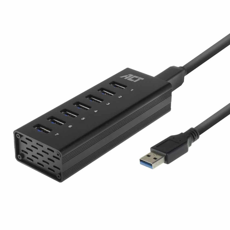 AC6315 USB HUB3.0 7-PORT 20W POWER SUPPLY BLACK ACT — Buy in Cyprus with Fast Delivery