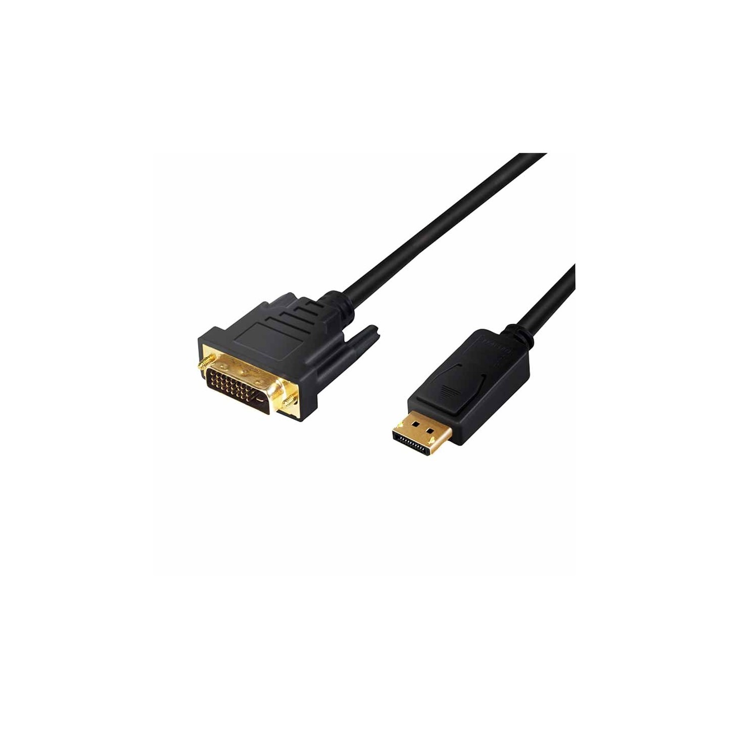 CV0130 1m DISPLAYPORT TO DVI CABLE M M 1080p BLACK, LOGILINK — Buy in Cyprus with Fast Delivery