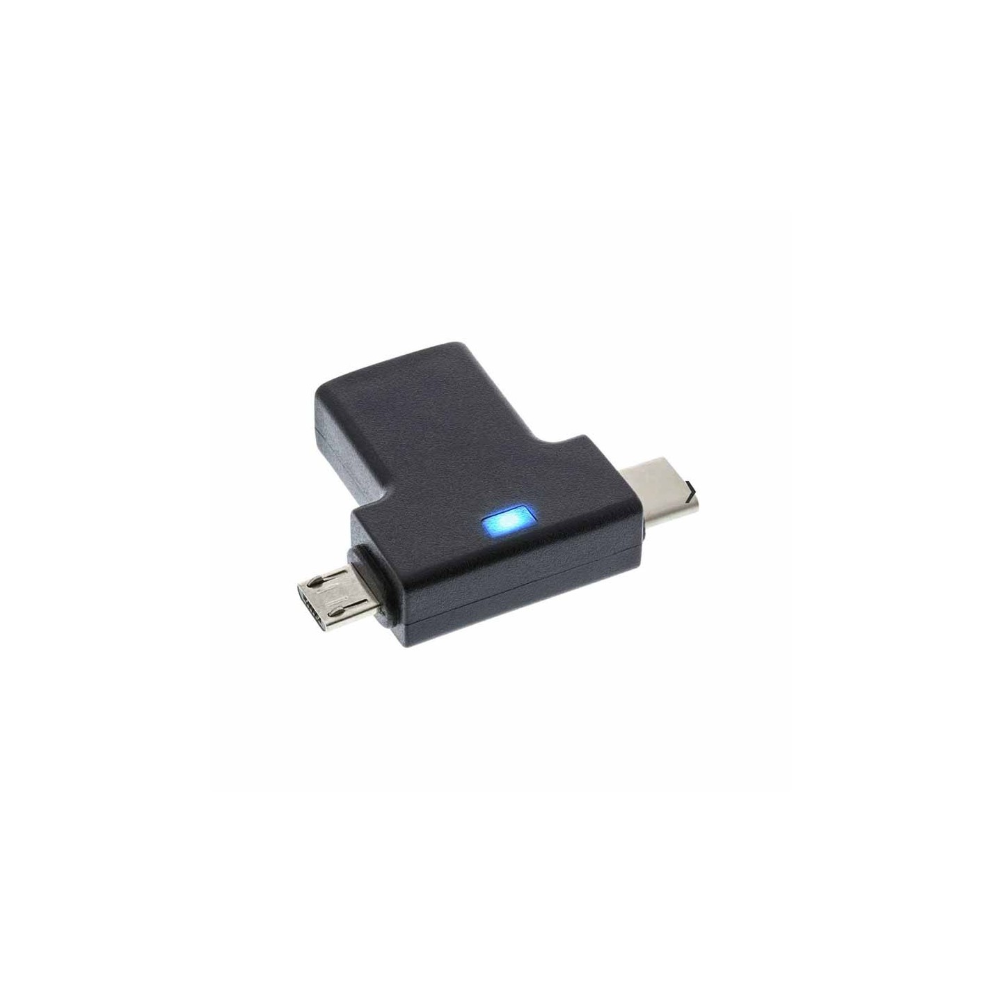 35804 USB3.1 FEM A OTG T-ADAPTOR T-TYPE TO USB TYPE- C AND MICRO USB INLINE — Buy in Cyprus with Fast Delivery