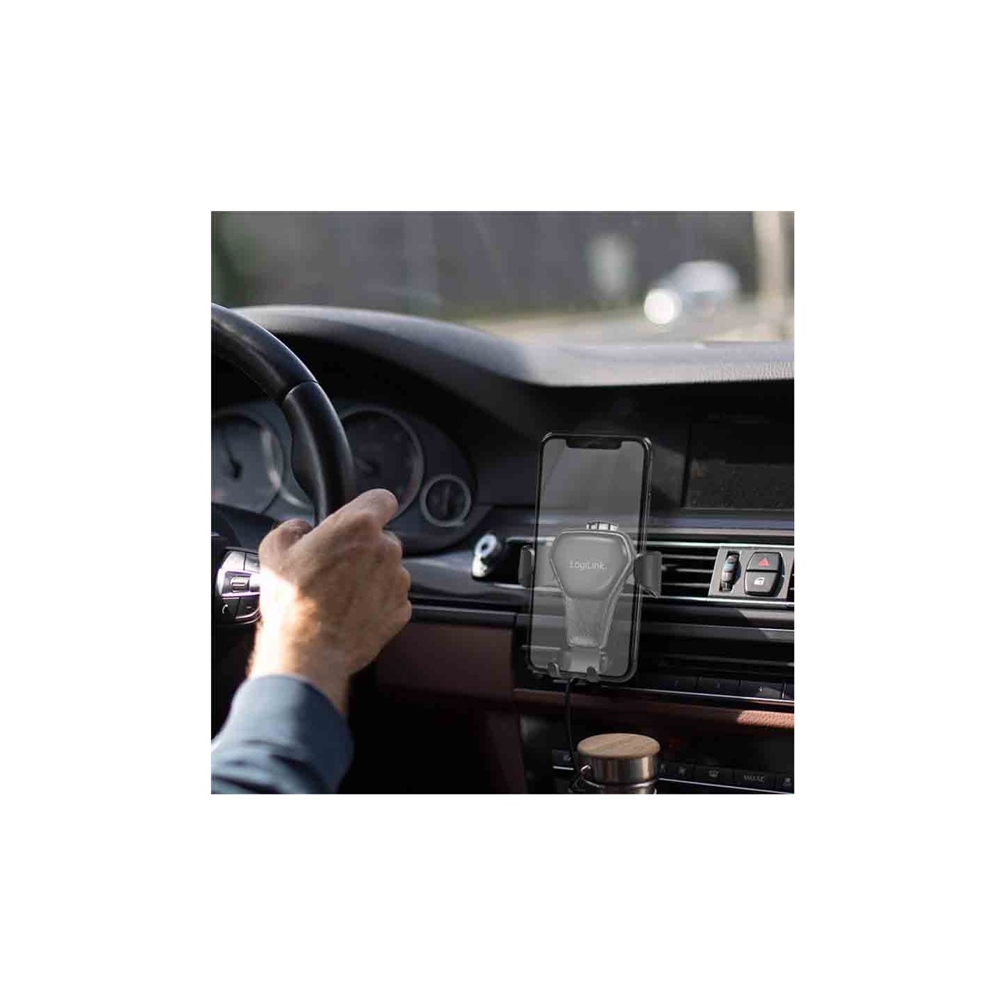 AA0164 SMARTPHONE AIR VENT HOLDER 4-5-6' BLACK LOGILINK — Buy in Cyprus with Fast Delivery