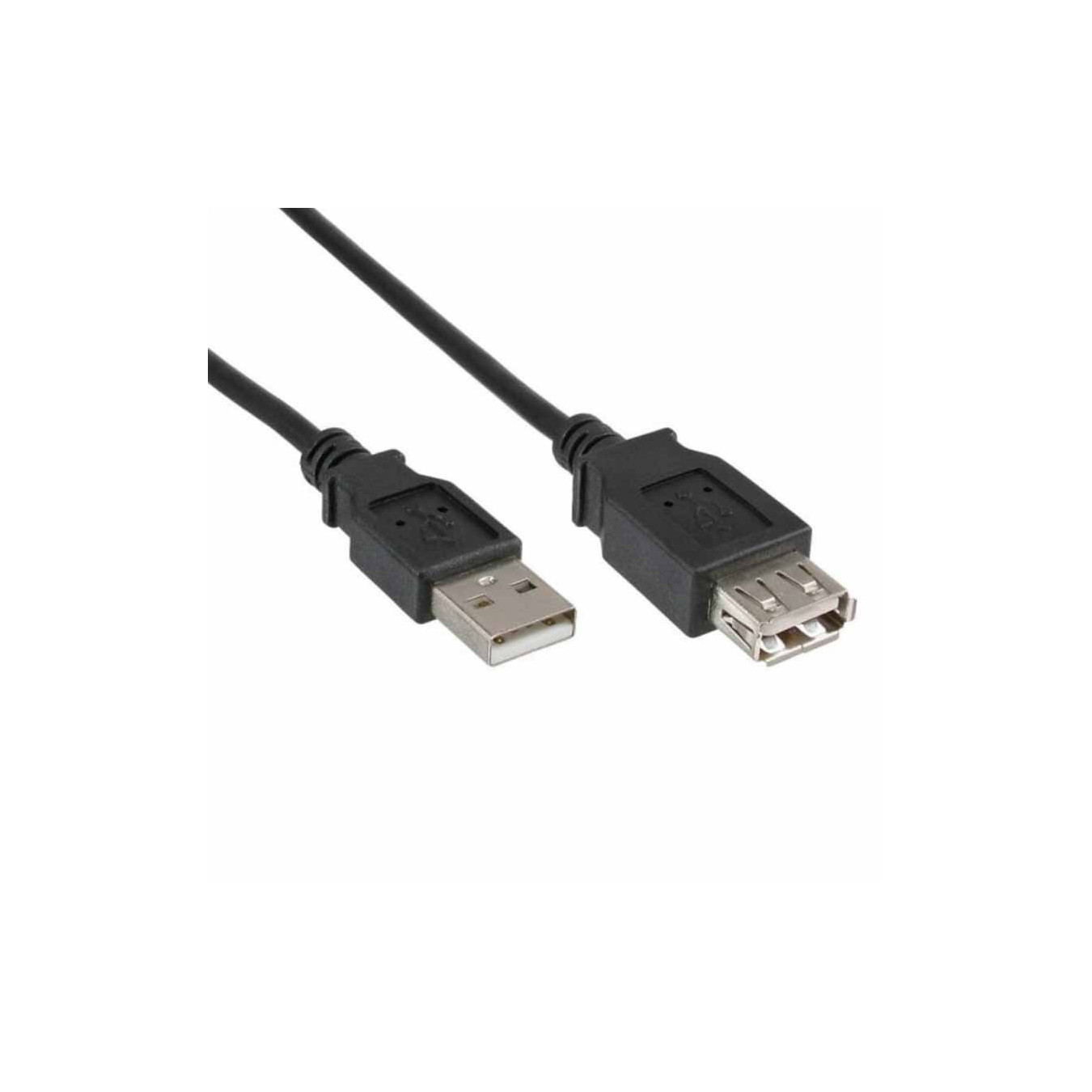 34618B USB2.0 EXT CBL 1.8m A-A BLK INLINE — Buy in Cyprus with Fast Delivery