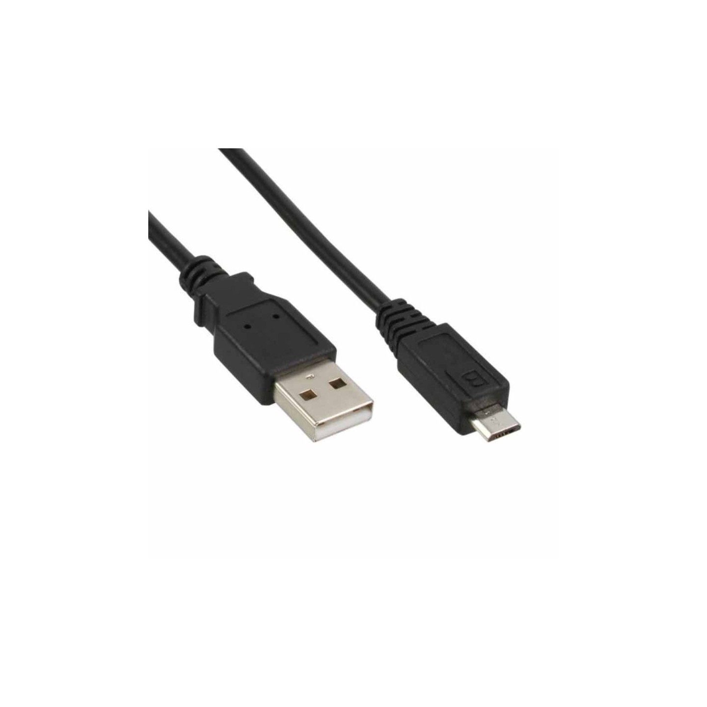 InLine Micro USB 2.0 Cable USB-A to Micro-B 0.5m Black (Retail) — Buy in Cyprus with Fast Delivery