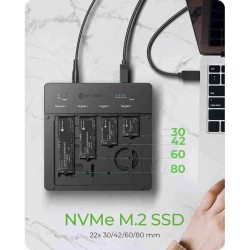 IB-4013MCL-C4 4-BAYS USB4® DUPLICATOR (1:3 CLONE) FOR NVME M.2 SSD ICYBOX — Buy in Cyprus with Fast Delivery
