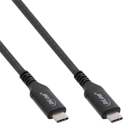 InLine USB4 Cable USB-C M/M 1m 8K@60Hz 240W PD 3.1 Black (Boxed) — Buy in Cyprus with Fast Delivery