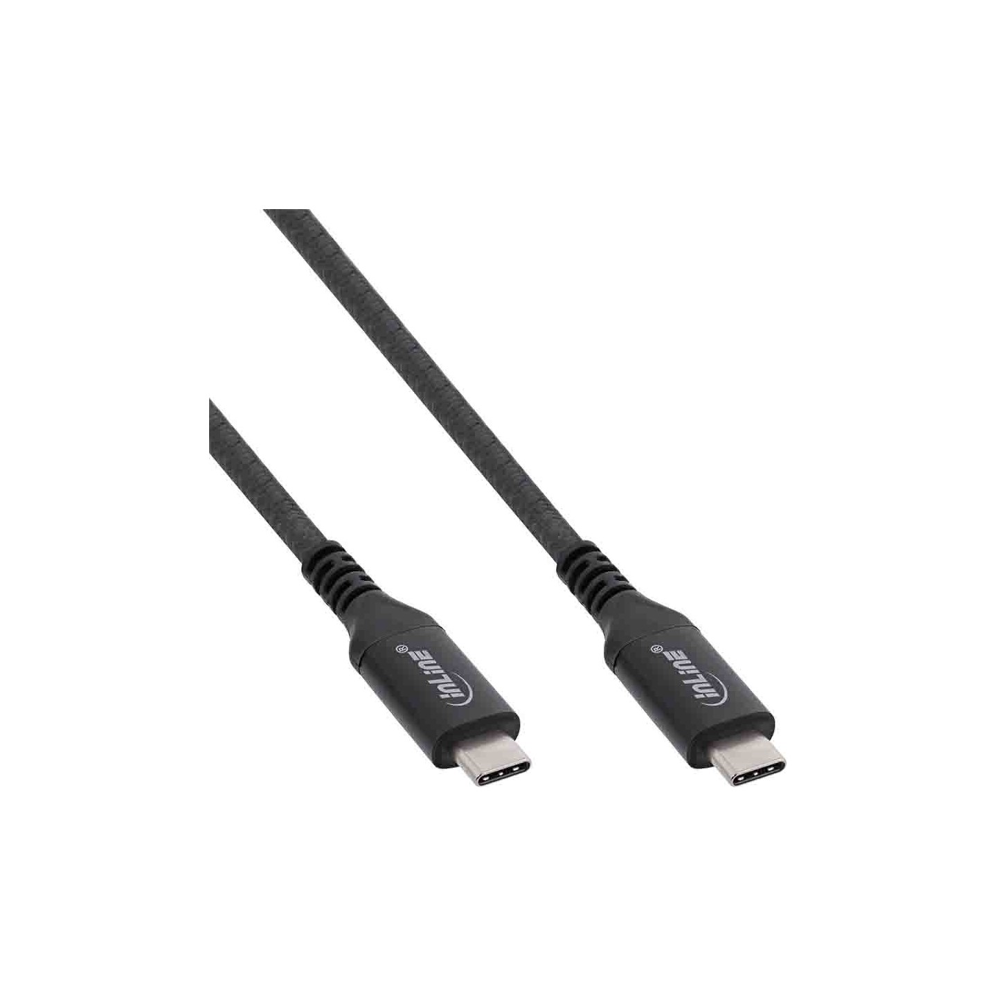 InLine USB4 Cable USB-C M/M 1m 8K@60Hz 240W PD 3.1 Black (Boxed) — Buy in Cyprus with Fast Delivery