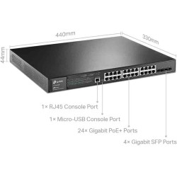 Buy TL-SG3428MP 28-PORT GIGABIT L2+ MANAGED SWITCH W 24-PORT POE+ OMADA TP-LINK in Cyprus, Nicosia, Limassol, Larnaka, Pafos