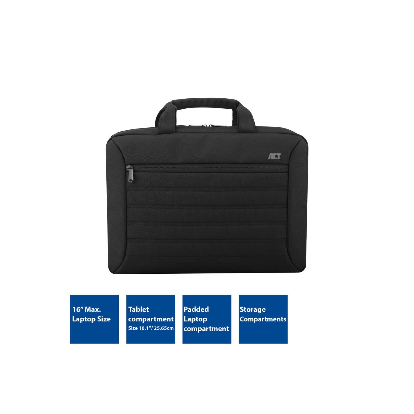 AC8525 16' N B SHOULDER BAG URBAN BLACK ACT — Buy in Cyprus with Fast Delivery