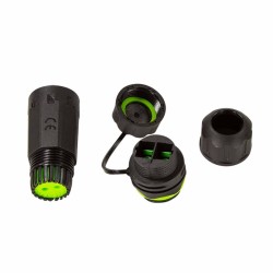 FA05SD2 WATERPROOF FIBER OPTIC DUPLEX SC CONNECTOR WITH CABLE GLAND AND DUST CAP LOGILINK — Buy in Cyprus with Fast Delivery