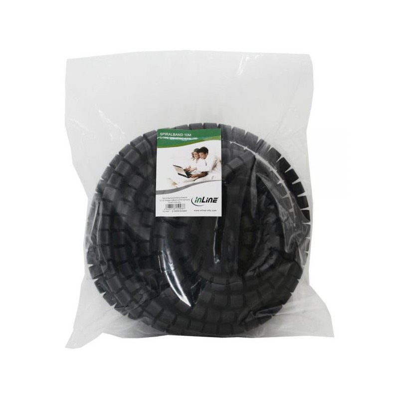 59947T 10m SPIRAL WRAPPING BAND 20mm BLACK, INLINE — Buy in Cyprus with Fast Delivery