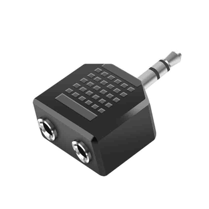 Buy CA1002 AUDIO ADAPTER, 3.5 mm 3-Pin M to 2x 3.5 mm 3-Pin F, BLACK LOGILINK in Cyprus, Nicosia, Limassol, Larnaka, Pafos