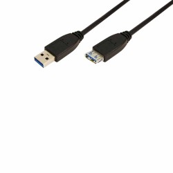 Buy CU0042 2m USB3.0 A-A M F BLK CABLE LOGILINK in Cyprus, Nicosia, Limassol, Larnaka, Pafos