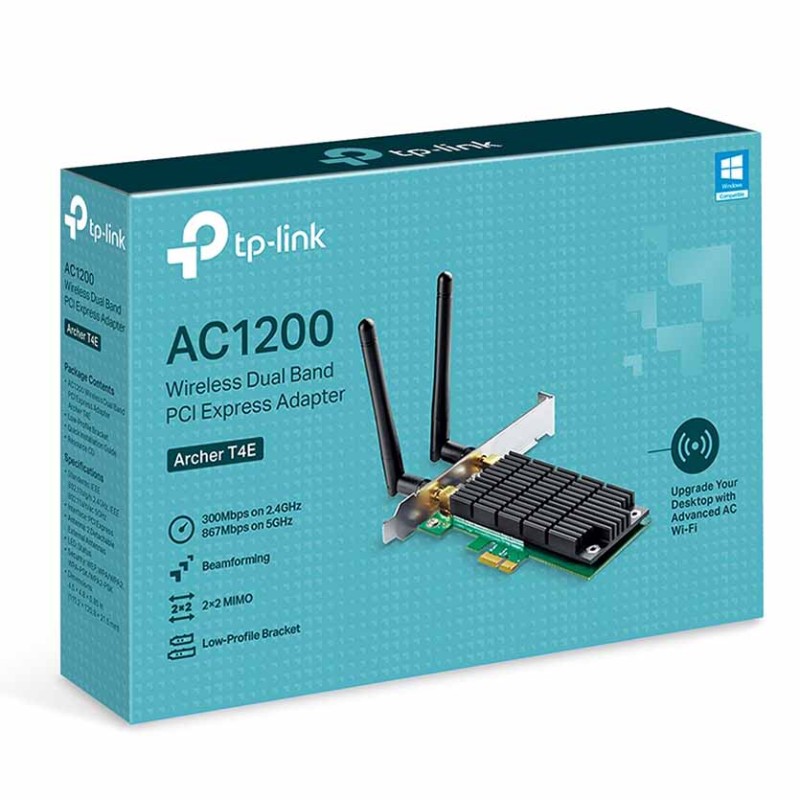 ARCHER T4E WIRELESS DUAL BAND PCI EXPRESS ADAPTER TP-LINK — Buy in Cyprus with Fast Delivery