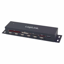 CR0035 6PORT HUB METAL W CR USB2.0 LOGILINK — Buy in Cyprus with Fast Delivery