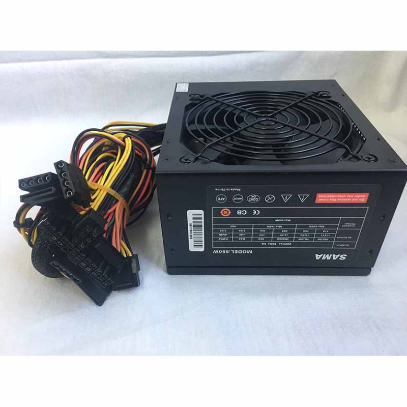 SAMA550 550W ATX PSU Non-Modular Black (Boxed) — Buy in Cyprus with Fast Delivery