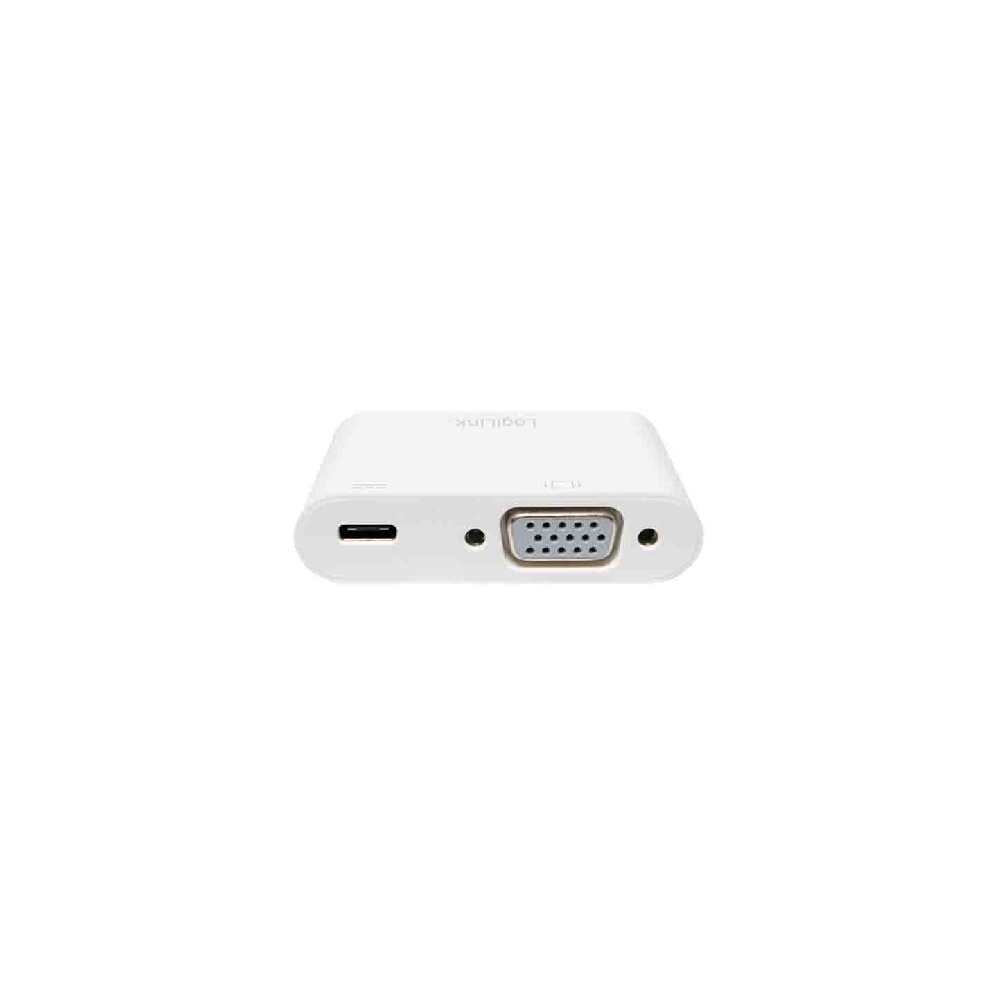 UA0259 USB3.2 GEN1 TYPE-C TO VGA ADAPTER (F) 1080p PD WHITE, LOGILINK — Buy in Cyprus with Fast Delivery