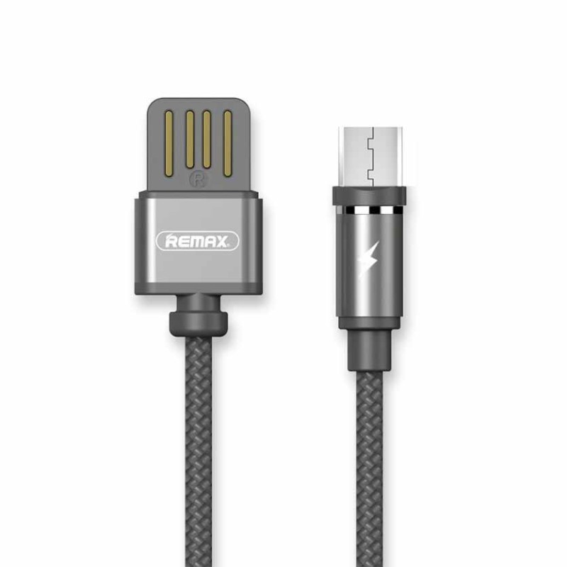 Remax RC-095m Gravity Magnetic Micro-USB Cable 1m w/LED (Boxed) — Buy in Cyprus with Fast Delivery