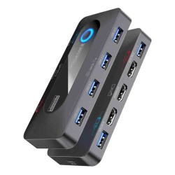 MEDIASWITCH-KVM 4K@60HZ KVM SWITCH WITH USB 3.0 EXPANSION, PROMATE — Buy in Cyprus with Fast Delivery