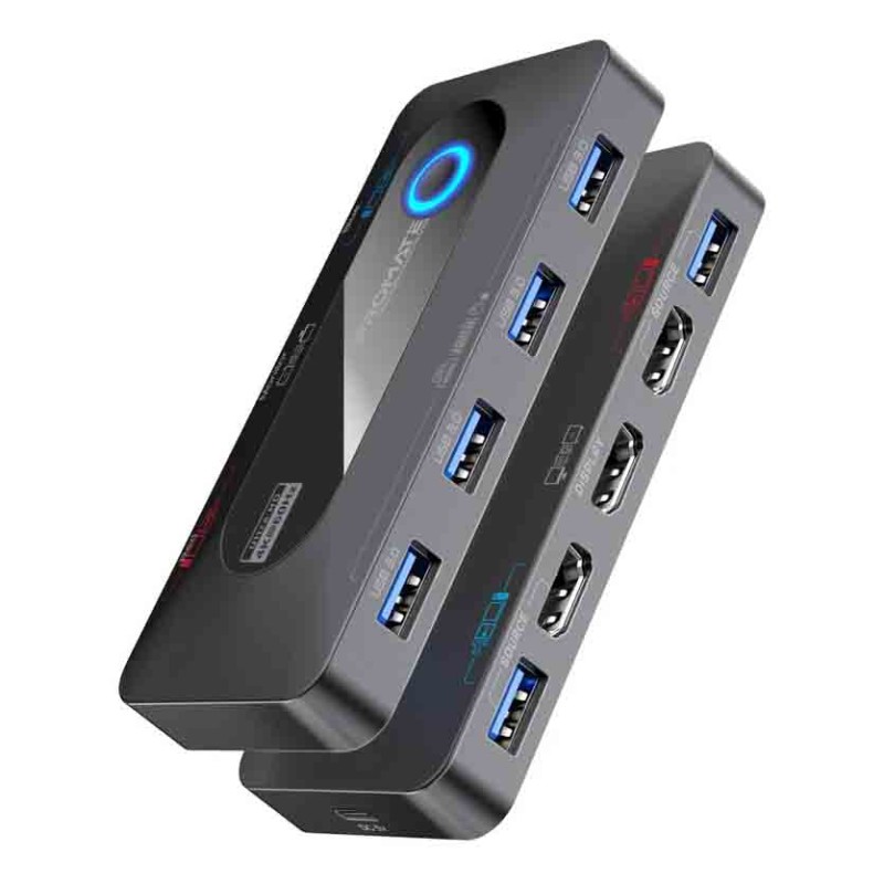 MEDIASWITCH-KVM 4K@60HZ KVM SWITCH WITH USB 3.0 EXPANSION, PROMATE — Buy in Cyprus with Fast Delivery