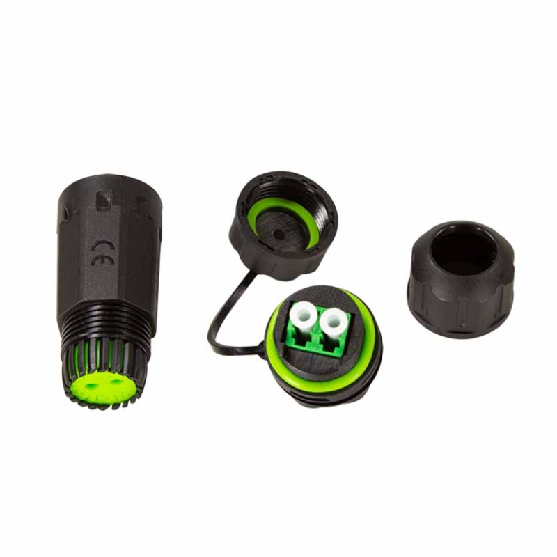 FA05LC2 WATERPROOF FIBER OPTIC DUPLEX LC CONNECTOR WITH CABLE GLAND AND DUST CAP LOGILINK — Buy in Cyprus with Fast Delivery