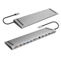 LogiLink UA0411 USB 3.2 Docking Station – 12-Port, 100W PD | Armenius Store
