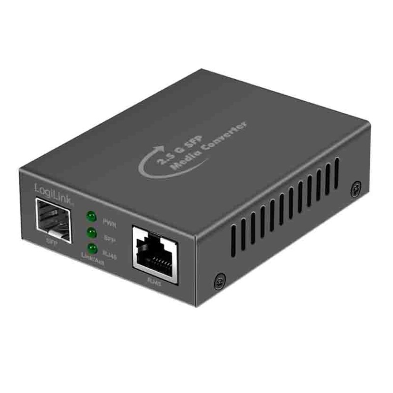 NMC002 2.5 GIGABIT MEDIA CONVERTER RJ45 TO SFP LOGILINK — Buy in Cyprus with Fast Delivery