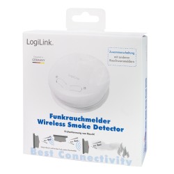 SC0014 SMOKE DETECTOR WIRELESS 433MHZ LOGILINK — Buy in Cyprus with Fast Delivery
